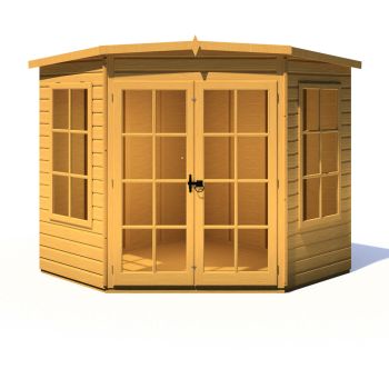 Hampton Shiplap Summerhouse Garden Sun Room Approx 7 x 7 Feet