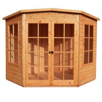 Hampton Shiplap Summerhouse Garden Sun Room Approx 8 x 8 Feet