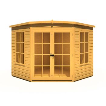 Hampton Shiplap Summerhouse Garden Sun Room Approx 8 x 8 Feet