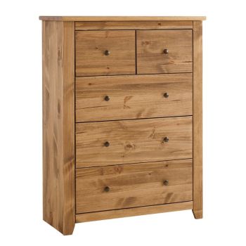 Havana 3+2 Chest - Pine - L42 x W90 x H120 cm