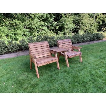 Grand Twin Straight - W220 x D74 x H98 - Fully Assembled