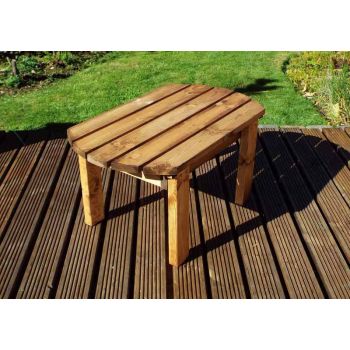 Traditional Garden Coffee Table - L53 x W90 x H45.5 cm - Redwood - Minimal Assembly Required