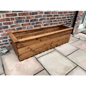 Multi Pack of 2 - The Willoughby Extra Large Sleeper Trough - Wood - L48 x W161 x H45.5 cm