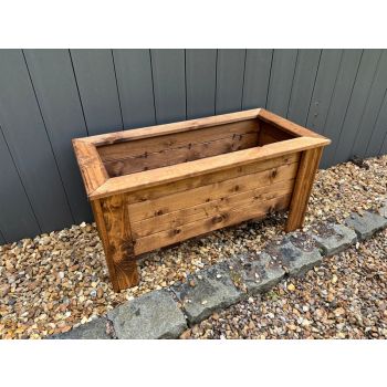 Prestbury Raised Rectangular Large Trough - Timber - L41 x W83 x H42 cm - Minimal Assembly Required