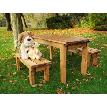 Little Fellas ECO Table Set, wooden garden children's furniture, fully assembled