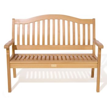 1.2m Hemsway Bench - Timber - L71 x W124 x H94 cm