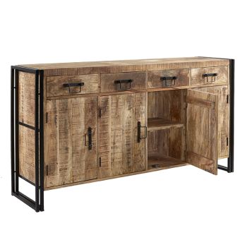 Cosmo Extra Large Sideboard - Solid Mango Wood - L43 x W170 x H90 cm