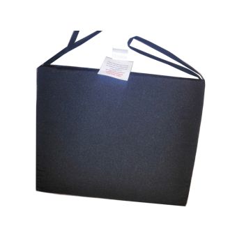 Waterproof Seat Pads - Single Black Cushion - Outdoor Cushion for Garden Furniture