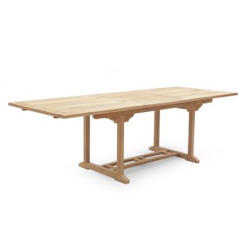 Rectangular Extending Table - Wood - L180 x W240 x H100 cm