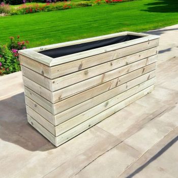 London Garden Planter - Pressure Treated Wood - L150 x W60 x H60 cm