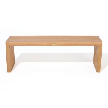 1.5m Kyoto Contemporary Bench - Timber - L40 x W150 x H50 cm