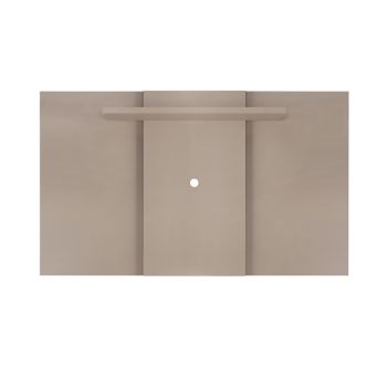 Extendable Fixed TV Wall Panel - MDP - L22 x W136 (Extendable Upto 150 cm) x H90.3 cm - Grey - Flat Packed