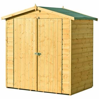 4 x 6 Feet Lewis Premium Apex Double Door with One Opening Window