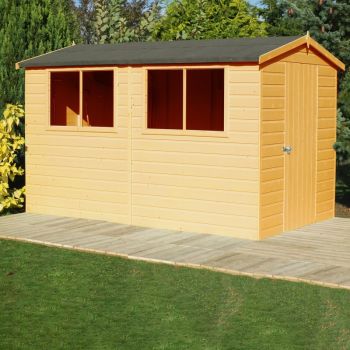 12 x 8 Feet Lewis Handmade Garden Shed