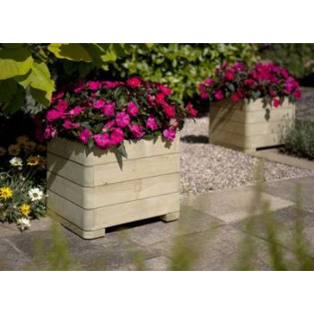 Marberry Square Planter - L50 x W50 x H39 cm