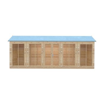 Mayfield 20 x 6 Summerhouse - Wood - L179 x W595 x H240.9 cm