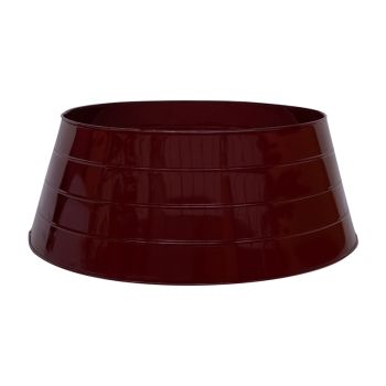 Christmas Tree Skirt - Iron - L67 x W67 x H26 cm - Bordeaux