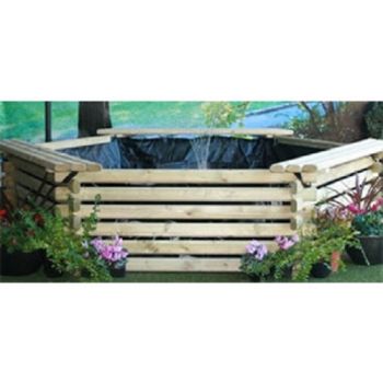 300 Gallon Pool - Timber - W229 x H59 cm - Minimal Assembly Required