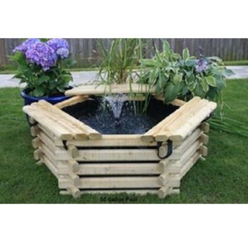 50 Gallon Pool - Timber - W122 x H41 cm - Minimal Assembly Required