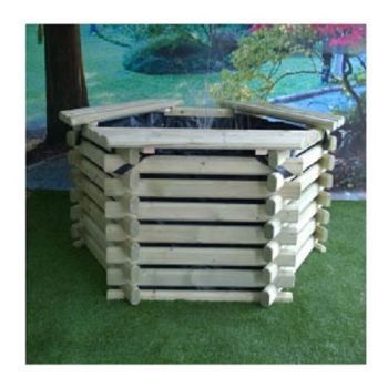 75 Gallon Pool - Timber - W122 x H62 cm - Minimal Assembly Required