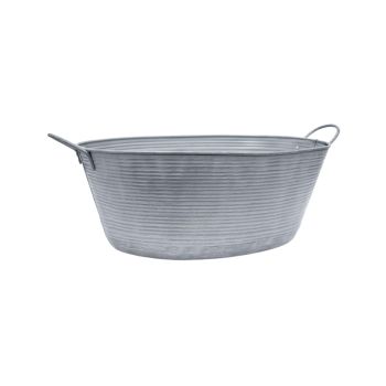 Outdoor Matlock Oval Planter - Iron - L58.5 x W58.5 x H34 cm - Metal