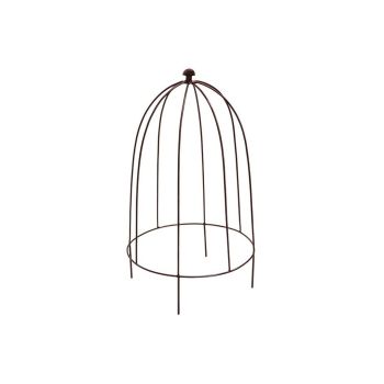 Outdoor Plant Support - Mild Steel - L26 x W26 x H55 cm - Bronze