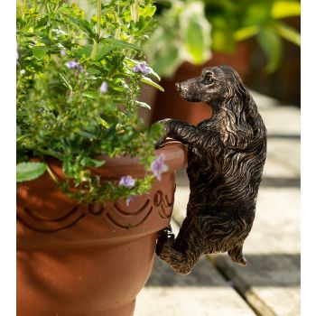 Cocker Spaniel Plant Pot Hanger - L11 x W6 x H5.5 cm