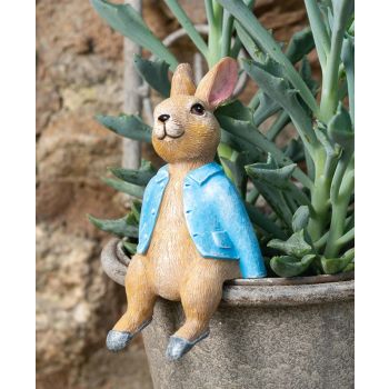 Beatrix Potter Peter Rabbit Sitting Plant Pot Hanger - L10 x W5 x H5.5 cm