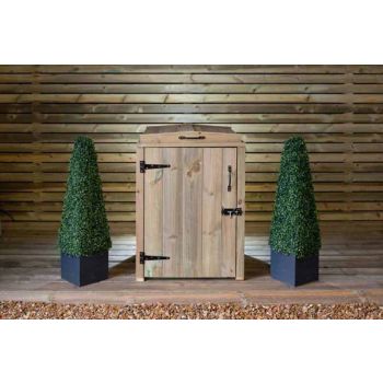 Paythorne Dustbin Store Single - Timber - L64 x W63 x H88 cm