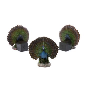 Peacock Plant Pot Feet - Set of 3 - L8.5 x W5.5 x H8.5 cm