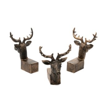 Stag Plant Pot Feet - Set of 3 - L4.5 x W5.5 x H7.5 cm