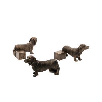 Dachshund Plant Pot Feet - Set of 3 - L7.5 x W10 x H5.3 cm