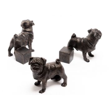 Pug Plant Pot Feet - Set of 3 - L6.5 x W7.5 x H8 cm