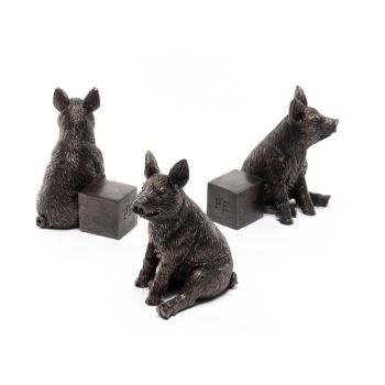 Pig Plant Pot Feet - Set of 3 - L8 x W6 x H9 cm