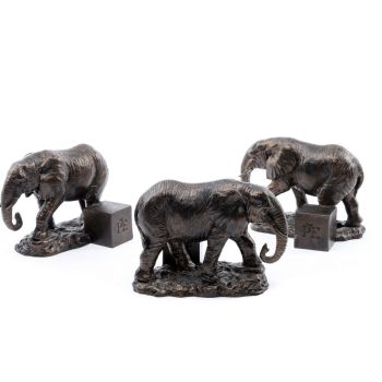 Elephant Plant Pot Feet - Set of 3 - L6.5 x W7.5 x H11 cm