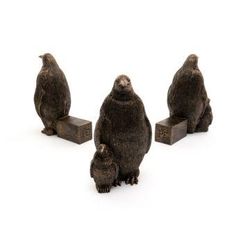 Emperor Penguin Plant Pot Feet - Set of 3 - L9.3 x W6 x H11.2 cm