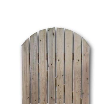 Slatted Picket Gate - Timber - L4 x W90 x H100 cm - Fully Assembled