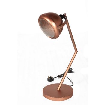 Copper Lamp Stand - Metal - L28 x W35 x H65 cm