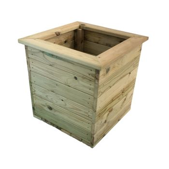 Multi Pack of 2 - Deluxe Square Planter - Timber - L47 x W47 x H46 cm - Fully Assembled