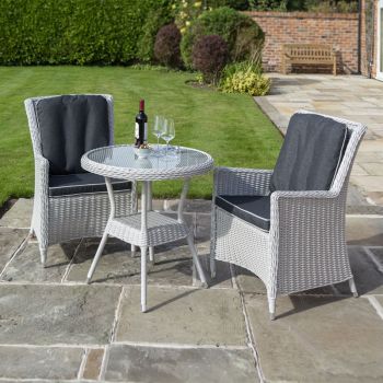 Prestbury Bistro Set - Aluminium - L64 x W68 x H95 cm - Grey