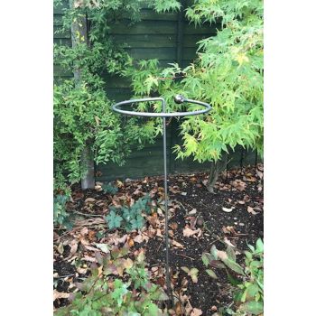 Small Wrap Around (Pack of 3) - Steel - L17.7 x W17.7 x H91.4 cm - Bare Metal/Ready to Rust