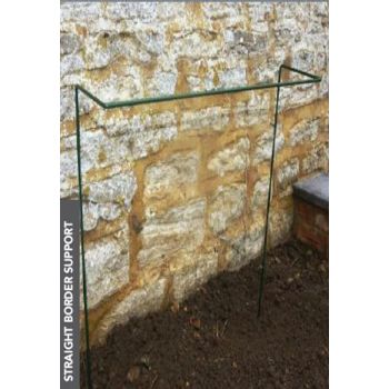 12 Inches Straight Border Support (Pack of 4) - Steel - L20.3 x W76.2 x H30 cm - Green
