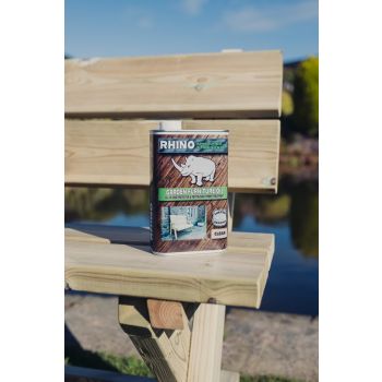Rhino Valley Garden Furniture Timber Care 1L Tin - L7 x W11 x H20 cm - Clear
