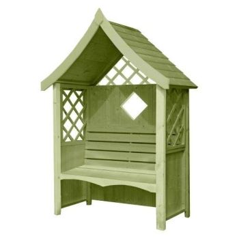 Rose Arbour Garden Arch Seat Approx 4 x 2 Feet