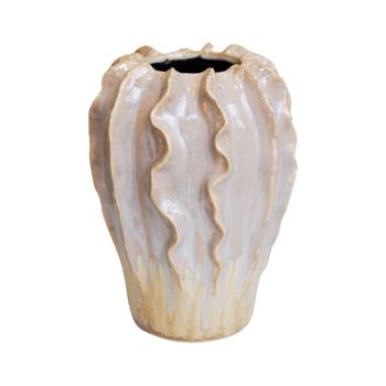 Scarlet Coral Reef Vase - L18 x W18 x H24 cm - Pink