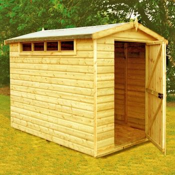 8 x 6 Feet Security Apex Handmade Garden Shed