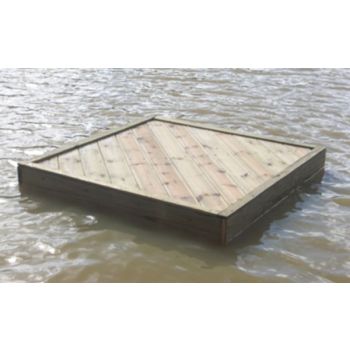 Large Square Duck Float, Waterfowl Platform, Floating Waterfowl Pontoon