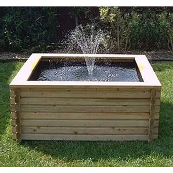 120 Gallon Square Pond with Pump - L122 x W122 x H50.8 cm - Minimal Assembly Required
