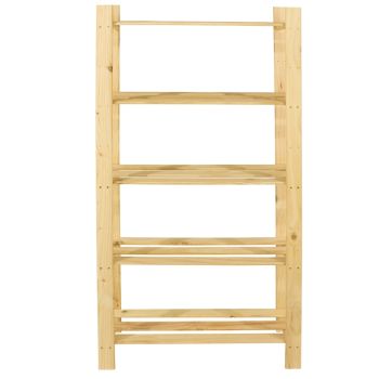 5 Shelf Storage Unit - Cedar Timber - 800 x 300 x 1600 mm - Pre-Sanded