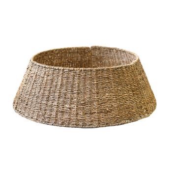 Foldable Round Tree Skirt - Seagrass - L62 x W62 x H26 cm - Natural